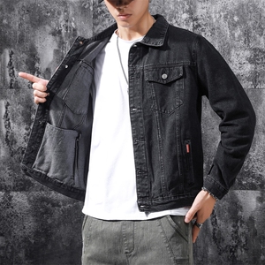 JK9015-P70有现货 秋冬季男士牛仔夹克青少年时尚百搭外套男图片
