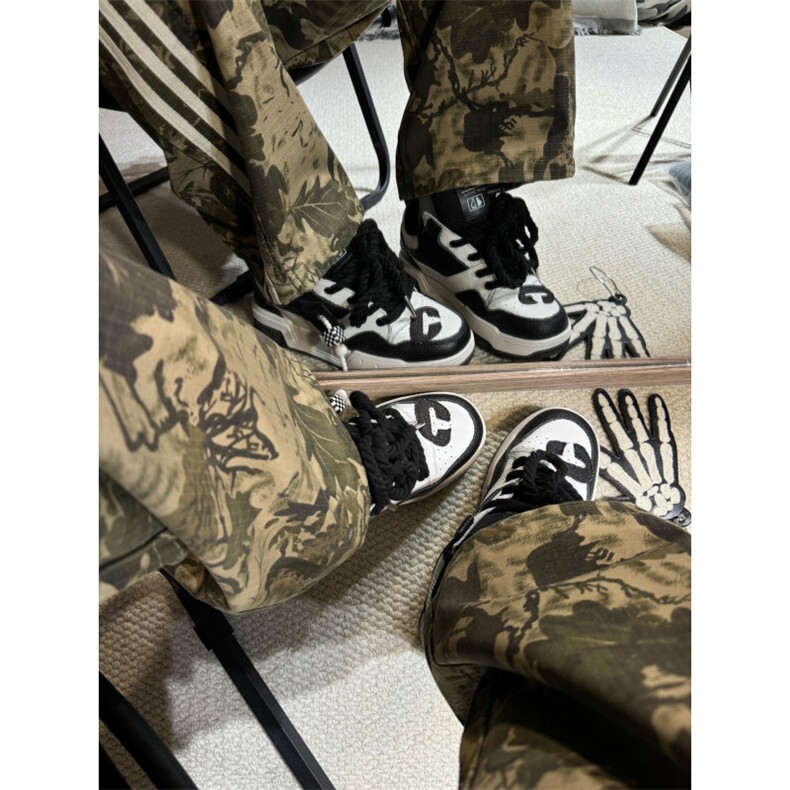 【有货】迷彩工装裤男三条杠裤子美式hiphop阔腿裤BNLL03-P特50,男装工装外套,星座1007（原301D）