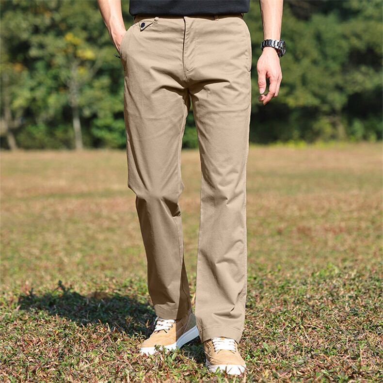 韩版高端休闲裤男宽松直筒2026年新款商务休闲舒适西裤子男装，男装西裤，星座914