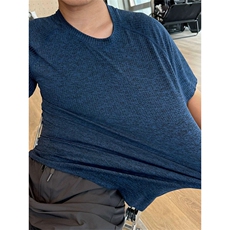 网图品质尼龙多色户外男女无缝工艺运动速干弹力短袖A728-P45，男装T恤，星座1505