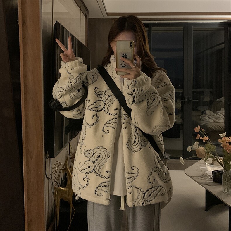 潮冬季新款羊羔毛外套中长款羊羔绒棉服女外套情侣款C554-P120,男装棉衣,星座911-2(原星座613-2）