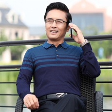 爸爸装运动上衣春秋季外套中老年男装中年男士运动服老人卫衣春装，男装卫衣，电商B212（原钱塘6029）