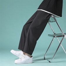 冰丝春款2023新款休闲运动九分裤舒适直筒裤1216-特批：20，男装休闲裤，星座718-1