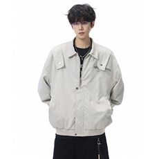 秋季夹克男宽松飞行服外套棒球服D329-QM204-P90-控138，男装夹克，电商D329