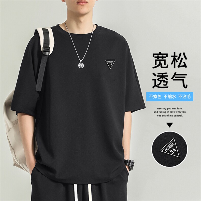 运动服夏季薄款速干休闲篮球服夏天t恤短袖帅气TT312-特批-36图片