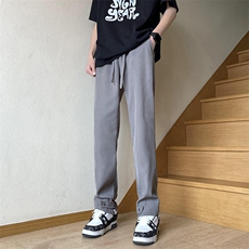 vibe风高街垂感休闲裤男春季潮牌宽松直筒西装长裤子K6609-P35，男装休闲裤，星座512-4