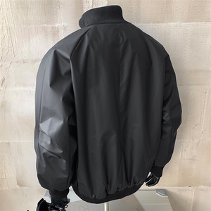 豆腐格皮衣夹克外套男 cp125-特p65图片