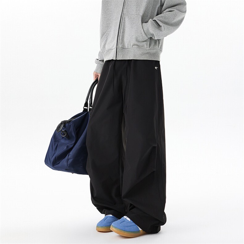 8XL-M春夏美式工装裤子大码冲锋裤休闲直筒褶皱伞兵裤KZ1950/P48图片