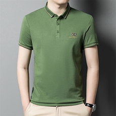 绣花短袖T恤男半袖POLO衫夏季中年男士休闲潮流体恤衫SW518-P63，男装Polo衫，星座1105-3