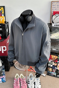 男装2026春季飞行服夹克春装大码clean fit宽松拉链外套S381-特88图片