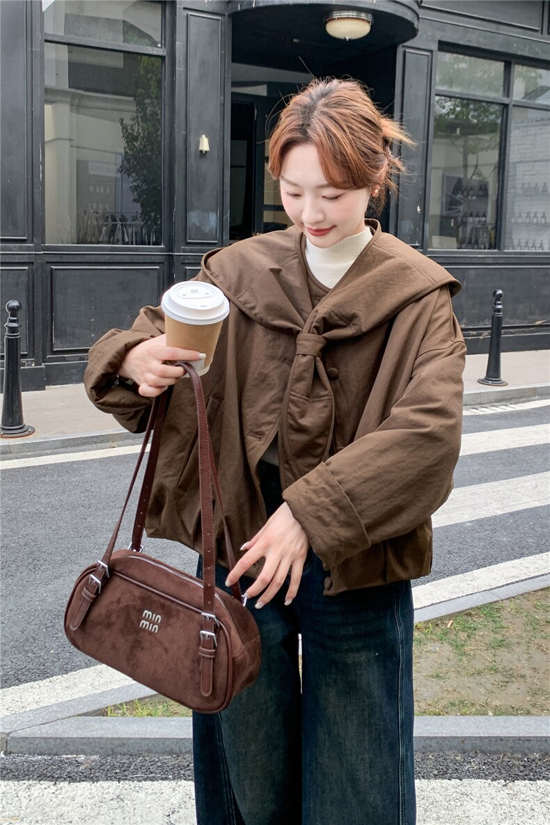 《新款》软糯-亲肤-轻薄款夹棉加绒棉服2C087-1850-P205-K285,女装棉衣/棉服,2C087