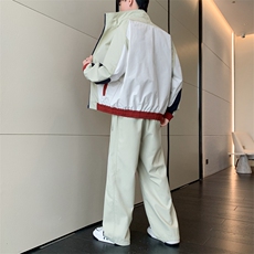 春秋季冲锋外套男款夹克男装中学生潮流拼接套装TZ0571-P113，男装休闲套装，星座308B-2