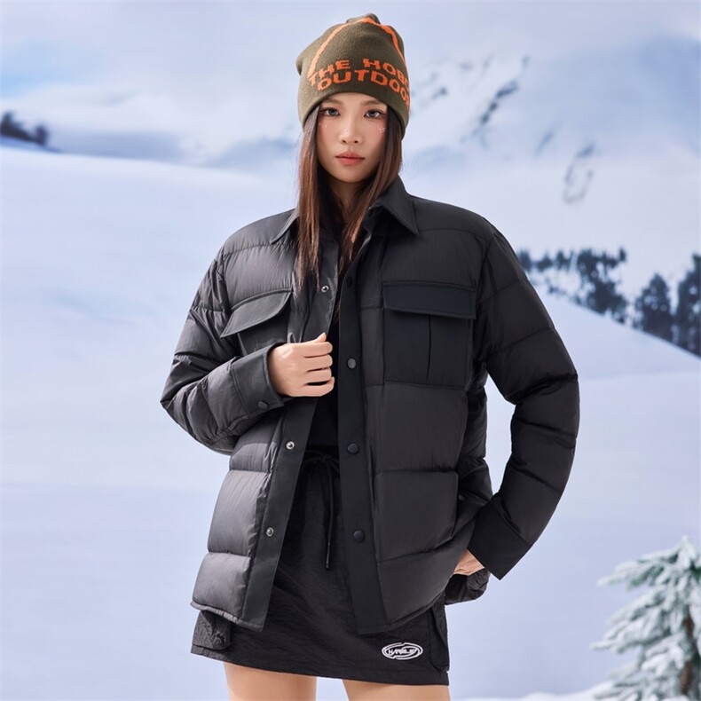 轻薄衬衫领羽绒服新款冬装男羽绒内搭翻领外套 XZ309 Y95706 P158图片