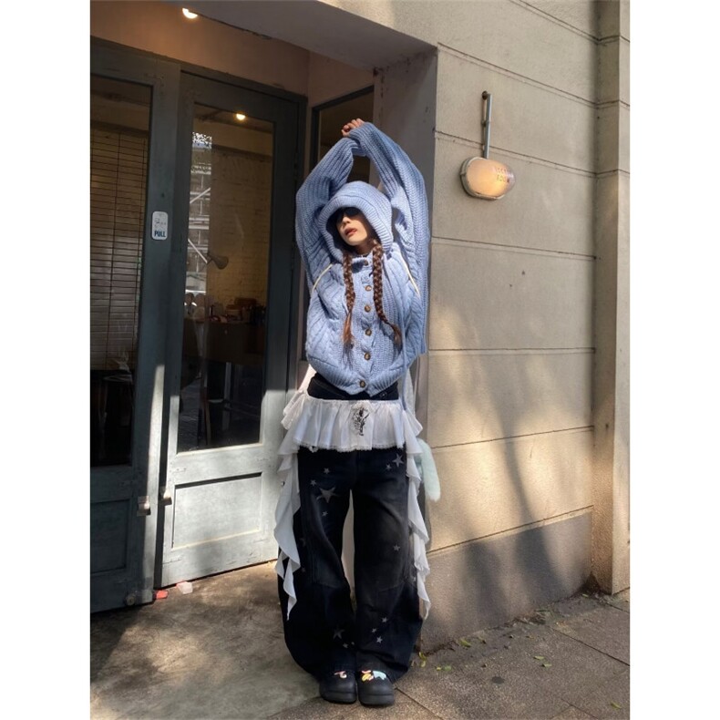 ins文艺牛仔裤流行气质新款日系时尚潮流慵懒简约原宿百搭NZ9002,男装牛仔裤,星座516A