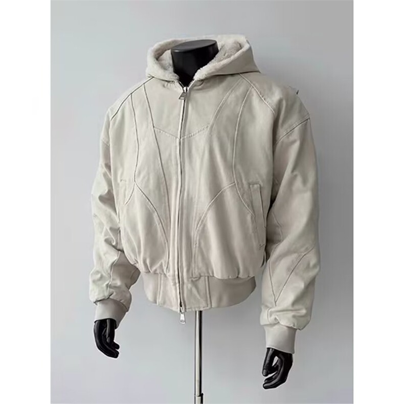 现货 加厚加绒短款座山雕棉服男M61/P110图片