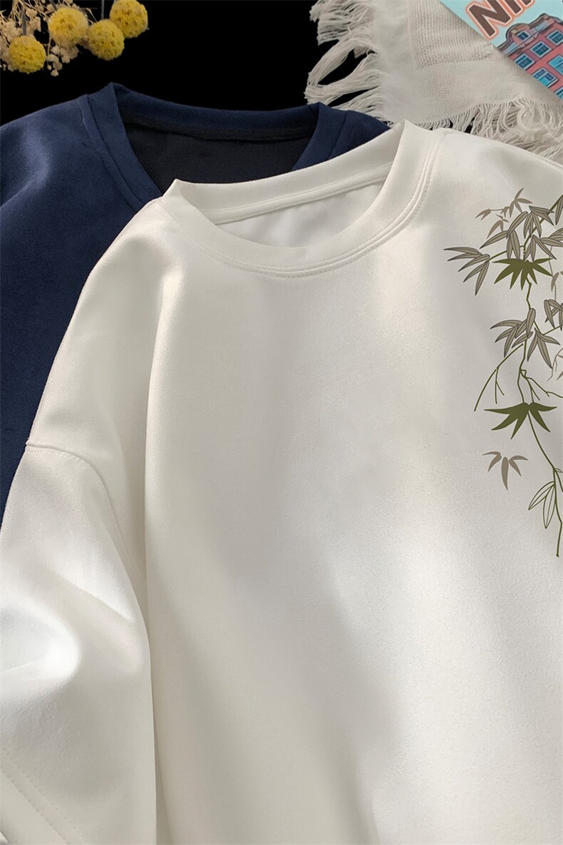 量大优供视频重磅麂皮绒短袖t恤男JT516-特p19,男装T恤,电商B371