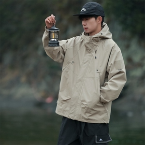 Cityboy情侣 时尚连帽冲锋衣外套夹克 团体班服图片