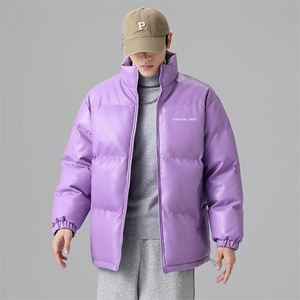 特批70 新款港风中性印花皮棉衣外套保暖御寒皮棉服PY8933-P70图片