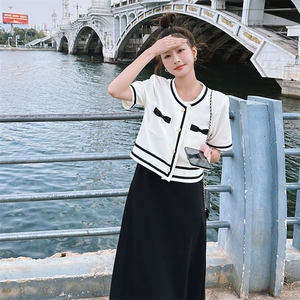【现货】法式复古气质撞色套装088-2336 P145 K218图片