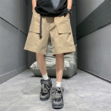高品夏季工装短裤男纯色宽松大码运动五分裤DSA157B-D617-特P37，男装牛仔裤，电商A157B