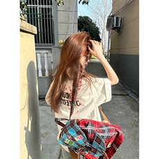 万针全刺绣工艺抖音得物高品质260克重磅纯棉双纱美式高街短袖T恤，男装T恤，电商A486