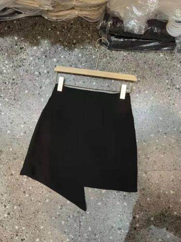 2021年秋季新品不规则时尚Ａ字裙显瘦百搭高腰短裙，其它，L·H·X