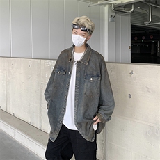 F549P66秋装男装牛仔夹克外套时尚港风男装，男装夹克，星座512-6