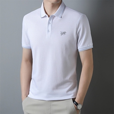 潮流男士短袖POLO衫薄款纯色翻领短袖T恤男夏装上衣XY8869-P75，男装T恤，星座1105-3