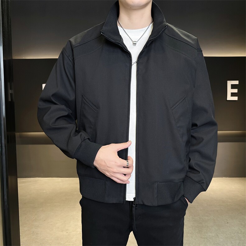 双拉链飞行夹克男美式立领外套春季新款户外冲锋衣潮JK02625-P73,男装夹克,星座308B-2