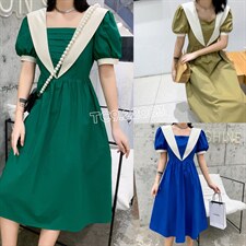 夏装连衣裙，女装连衣裙，TC9