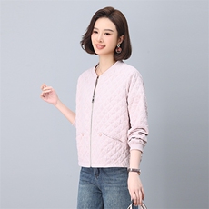 减龄polo外套女春款宽松短款小个子休闲开衫上衣Y15439，女装短外套，雪樱依海