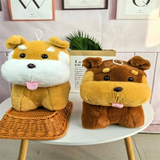 厂家直销婚礼现场抛洒环节玩偶面包狗