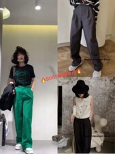 欧货休闲阔腿裤，其它，浪漫E点