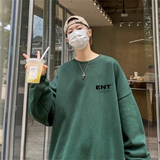 特P25控48秋冬新款男士圆领卫衣宽松休闲日常百搭上衣WQ2438，男装卫衣，电商B370