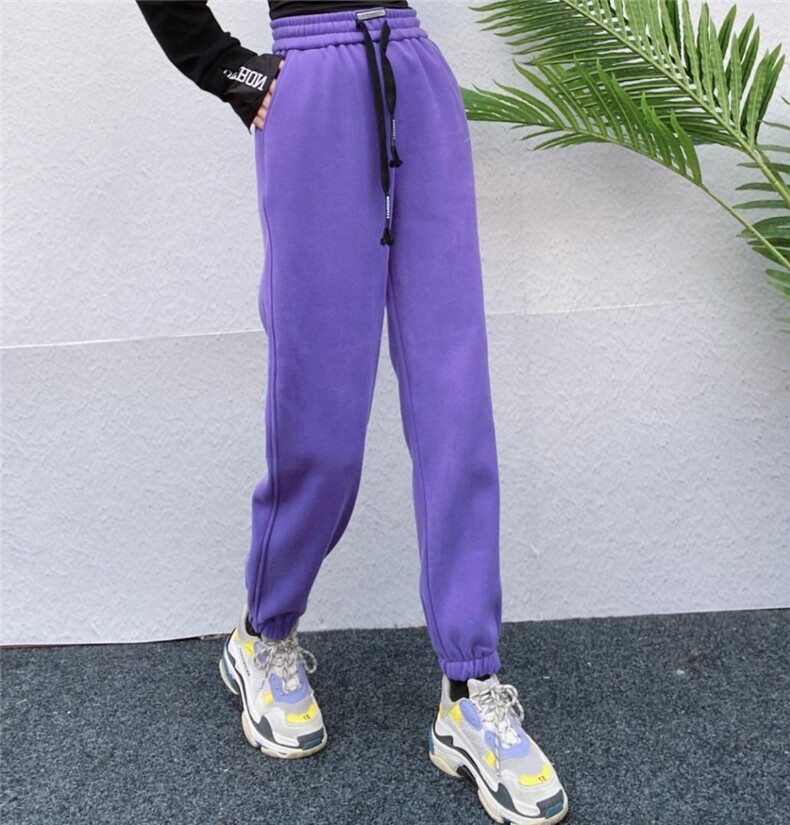 卫裤复合绒，女装休闲裤，DFC 大帆船