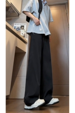 解构弯刀山本裤C7141-TP22不夏季冰感阔腿裤休闲长裤男女，男装休闲裤，电商A102