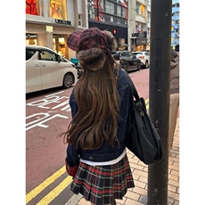 美式复古格子拼接牛仔外套2026春秋季新款宽松百搭休闲夹克上衣，男装工装外套，星座601-1
