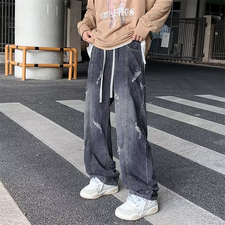 美式牛仔裤男款秋季长裤潮N1068P42,男装牛仔裤,星座1116-2