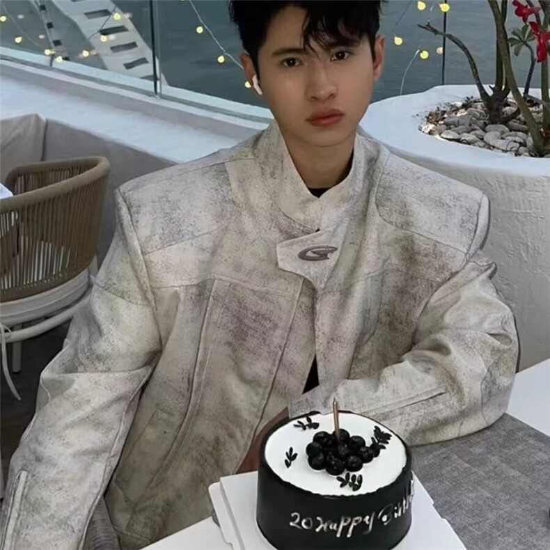2026春秋痞帅外套男ins高街潮牌港风日系原宿风韩版潮流宽,女装短外套,星座218-1（原230）