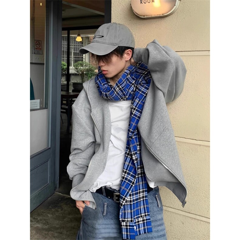 04秋冬新款潮牌时尚夹两件格子拼接上衣外套-WT210-网络图，女装短外套，星座1002-2