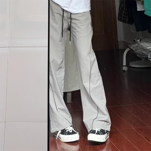 1506-1/KK191/P48男士冷感速干纯色透气时尚户外束脚休闲裤图片