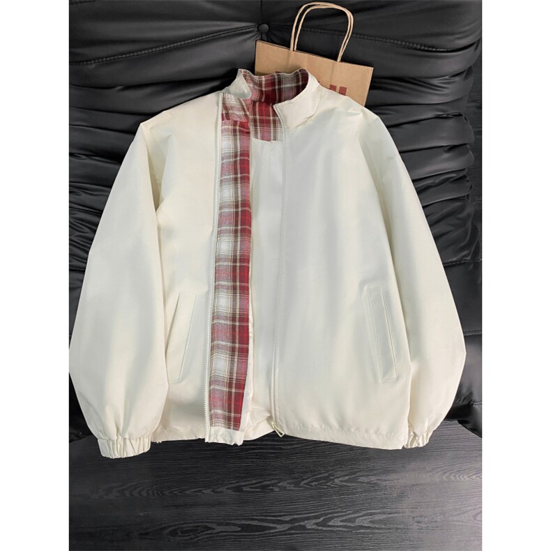 2026春款撞色拼接潮流夹克男女美式复古抖音得物品质外套6161-P27，男装夹克，星座207