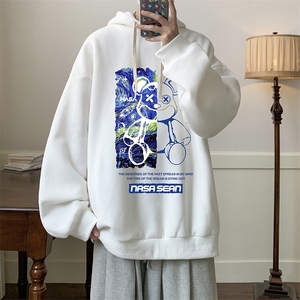 连帽卫衣男大码运动服帽衫外套WY2290-P35 加绒款-P40图片
