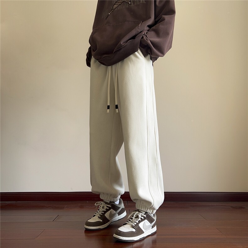 抖音  奥利绒加厚休闲裤宽松束脚裤D329-QM653-特P45-控78图片