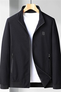 外套夹克2023春季新款男士翻领宽松衣服时尚休闲百搭上衣中年男装图片