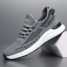 X4991-p145男鞋新款韩版透气休闲板鞋运动鞋潮流飞织鞋，男鞋休闲鞋，星座1407-3