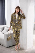 2021秋装套装时尚，女装职业装，恋语随风