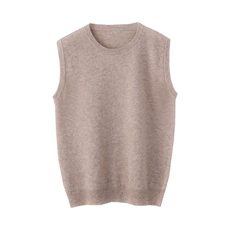 儿童羊毛针织无袖马甲男女童新款圆领坎肩宝宝打底衫，童装毛衣，初丹羊绒童装