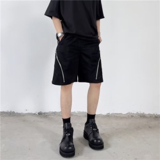 男春夏新款青少年时尚休闲裤拉链短裤CD98P40，男装休闲裤，星座1116-2