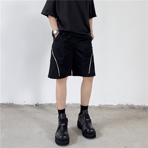 男春夏新款青少年时尚休闲裤拉链短裤CD98P40图片